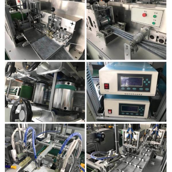 Non Woven Face Mask Production Line , Face Mask Manufacturing Machine