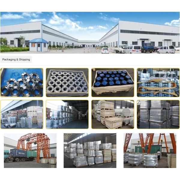 Alloy Steel Sch 40 Flange Asme B16.47 Ser B Coated With Black Paint