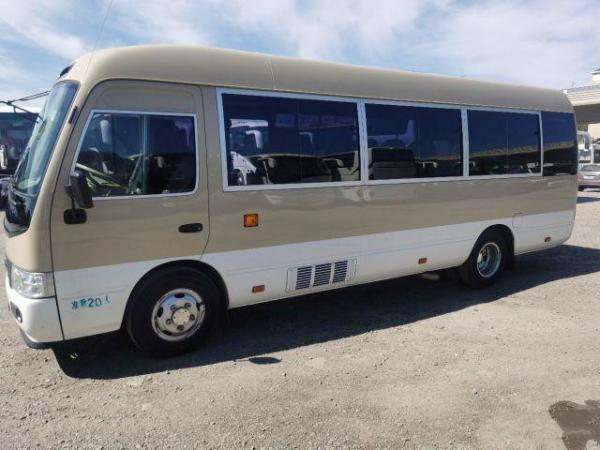 Buy 92L Year 2017 20 Seats Gasoline Used Toyota Coaster Bus at wholesale prices