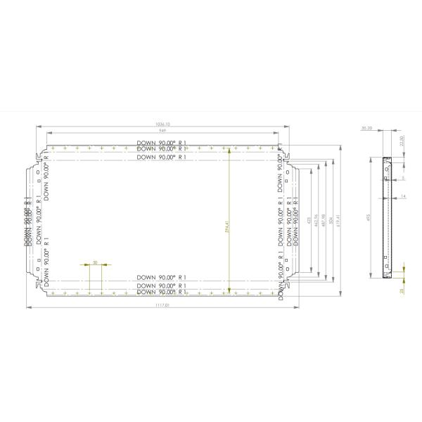 Shelf Panel Rolling Forming Machine Width Adjustable Type