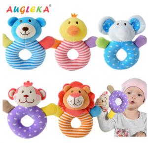 Quality Baby Hand Grip Infant Plush Toy 0-1 Year Old Hand Ringer Plush Toy for sale