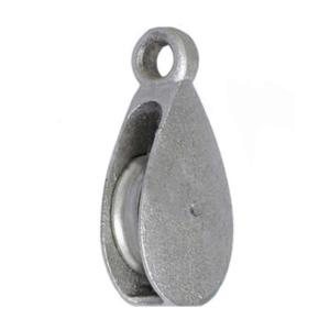 Quality Galvanized Wire Rope Pulley Single Sheave Rope Pulley 5T - 80T for sale