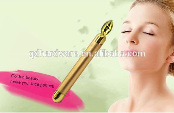 New Product pulse face lift skin care 24k goldern energy beauty bar,skin demar roller