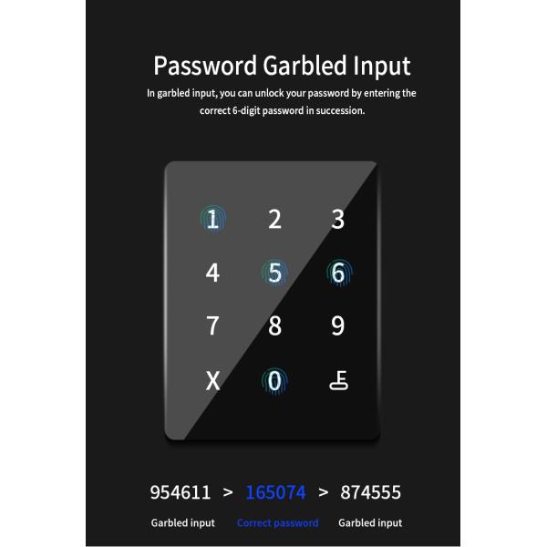Home Smart Tuya App Wifi Digital Smart KeyPad Electronic Deadbolt Door Lock M7W unlocked by card ,code ,key and wifi app