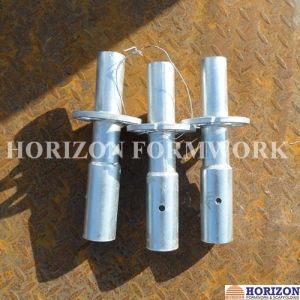 Height 300mm Wedge Lock Scaffolding System Starting Base Collar Silver