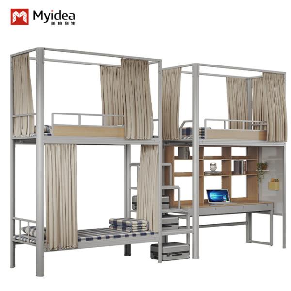 Modern Furniture Student Bunk Bed School Dormitory Bunk With Desk Support