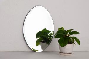 Decorative Oval Wall Beveled Mirror Cosmetic Mirrors desktop mirrors Home Decoration