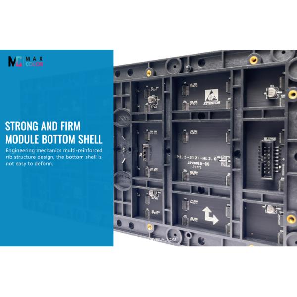 800cd/Sqm Brightness P2.5 Indoor LED Module LED Advertising Panel Full Color