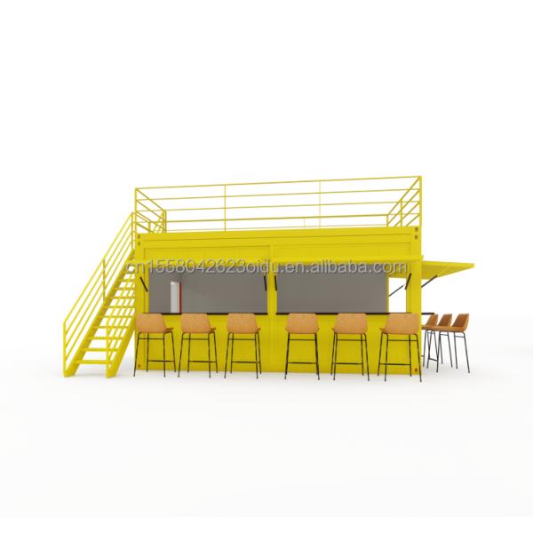 Hotel Assembled Flat-Package 20ft Container Mobile House Frame Sandwich Panel and Luxury Prefabricated House at Discount