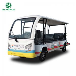 China Wholesales Raysince factory supply electric tourist bus cheap price passenger bus for sale14 seater electric shuttle bus on sale