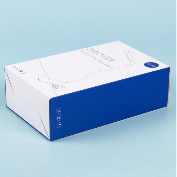 Recyclable Led Lamp Packaging 350gsm Art Paper Box ISO9001