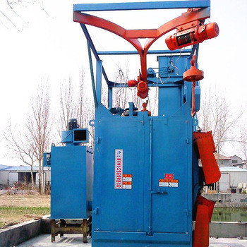 Hook Type Industrial Sandblasting Equipment For Surface Cleaning Customized Color