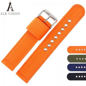 China Canvas nylon band for watch watchband sports strap belt for women men watches accessory bracelet wristband diy parts 18 on sale