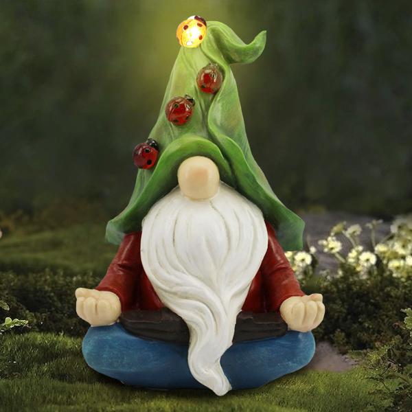 Garden Statue Solar Light Crafts Luminous Decorative Gift Panel