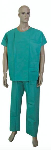 Buy CE Long / Short Sleeves Disposable Scrub Suits Shirt + Pants Anti - Odour Single Use at wholesale prices