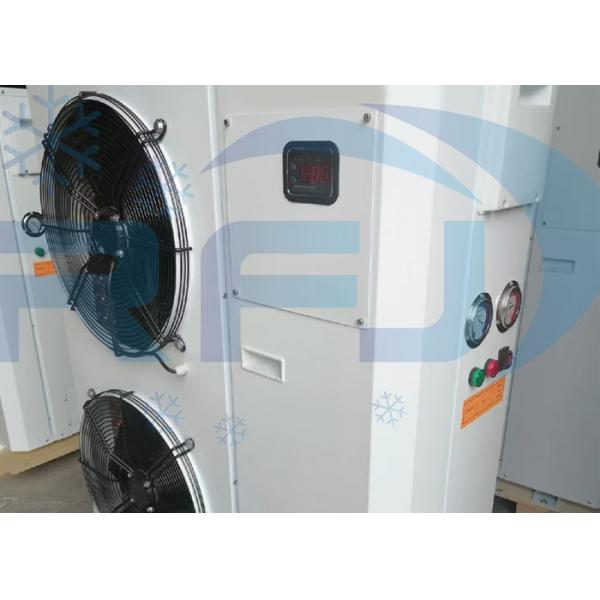 Double Fan Outer Rotor Box Type Unit Medium-High Temperature Refrogeration Condensing Unit R404A R22