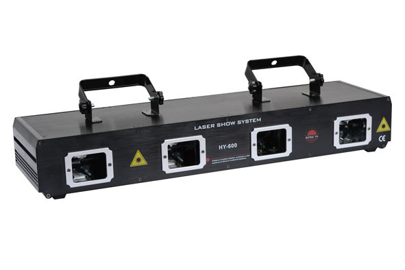 ROHS 4 Heads RGB Animation Laser Projector With Multi Operation Mode