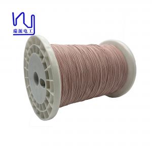 Quality Custom Ustc 155/ 180 Copper Litz Wire 0.1mm * 70 Polyester Served For Motor Winding for sale