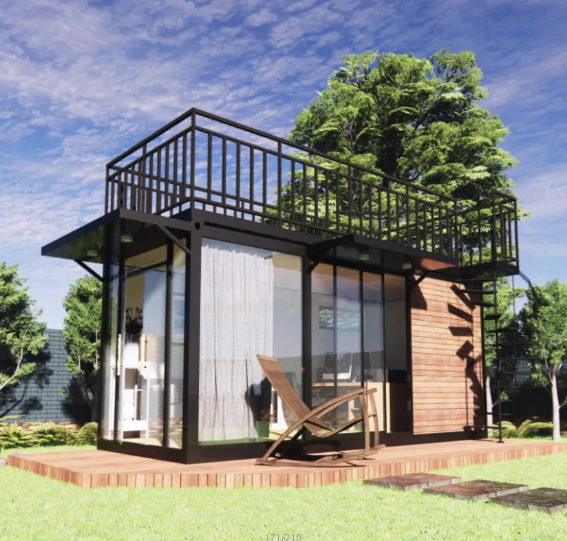 20FT Storage Prefabricated Luxury Flat Pack Container House