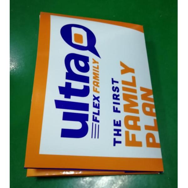 Popup Sign Totem Display Cardboard Standees Light Weight Unique Design