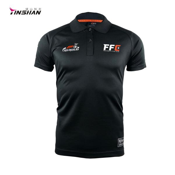 Visible Logo and Breathable Polyester in Custom Men's Polo Shirts for Sports Team Uniform