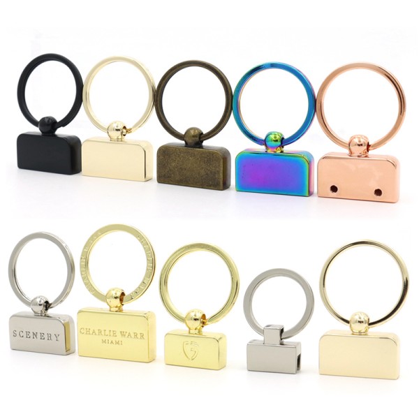 Metal Accessories Tassel Cap Hook Hardware Round Carabiner Spring O Ring with Tassel Cap End