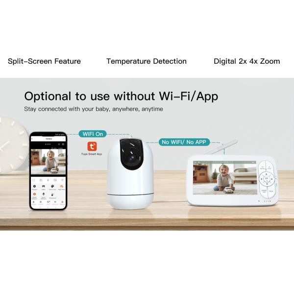 Smart Home Security Video Baby Monitor With App Remote Control Human Motion Tracking
