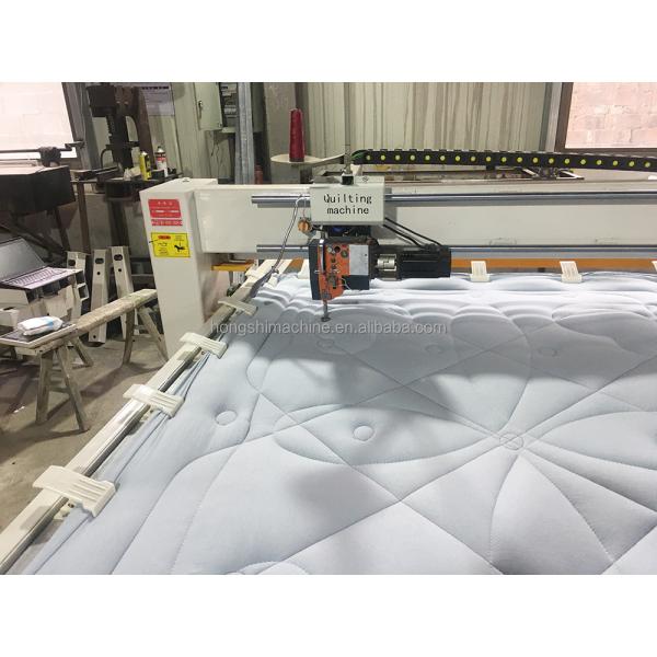 Computerized quilt making equipment high speed duvet sewing machine single needle bedsheet quilting machine