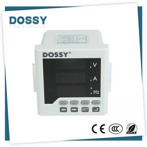 China Three phase power meter DS5210-UIF V A HZ  panel anolog meter digital display meter on sale