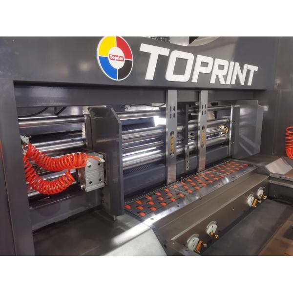 Corrugated Carton Box Folder Gluer Machine 60mm 70mm 300 Sheets/Min