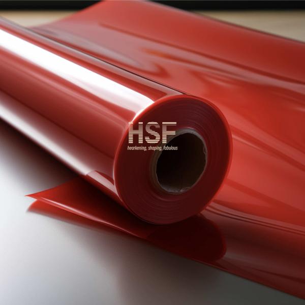 80μm Opaque Red CPP Silicone Coated Release Film with Customizable Release Force for Adhesive Manufacturing