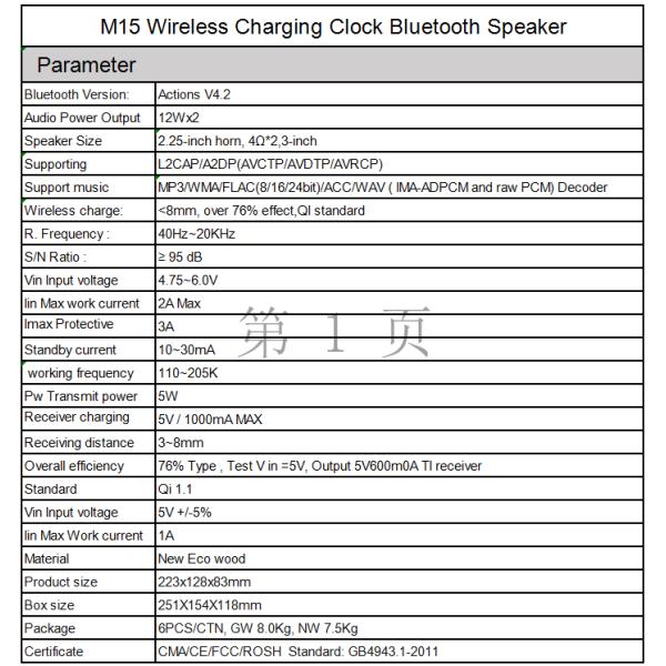 Alarm Siren Creative Rechargeable Bluetooth Speaker Sensitive Touch Panel Switch