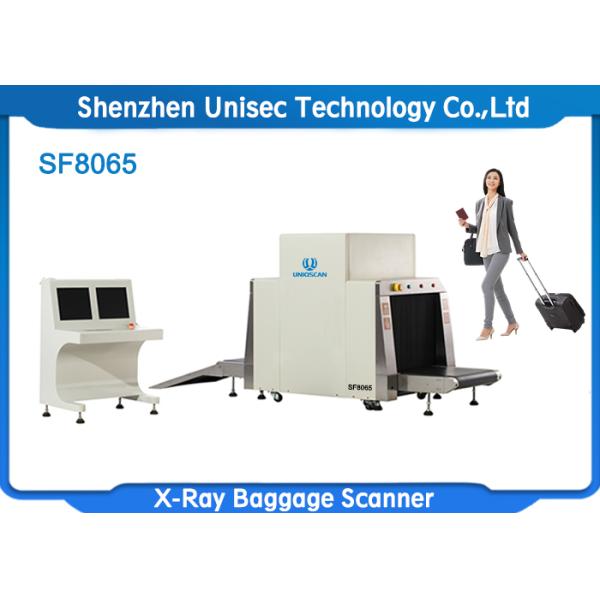 SF8065 X Ray Baggage Scanner Machine , Security Scanning Equipment Dual Energy