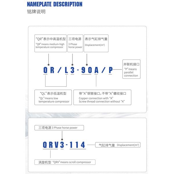 R404a Q41A Hermetic Piston Refrigeration Compressor 220-240V 1PH 50Hz 208-230V 60Hz