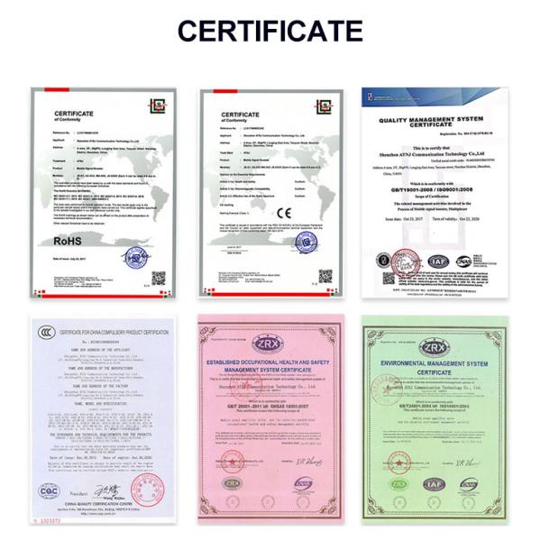 ATNJ Dual Band 1800MHz 2600MHz 5G LTE Signal Booster with Intelligent AGC