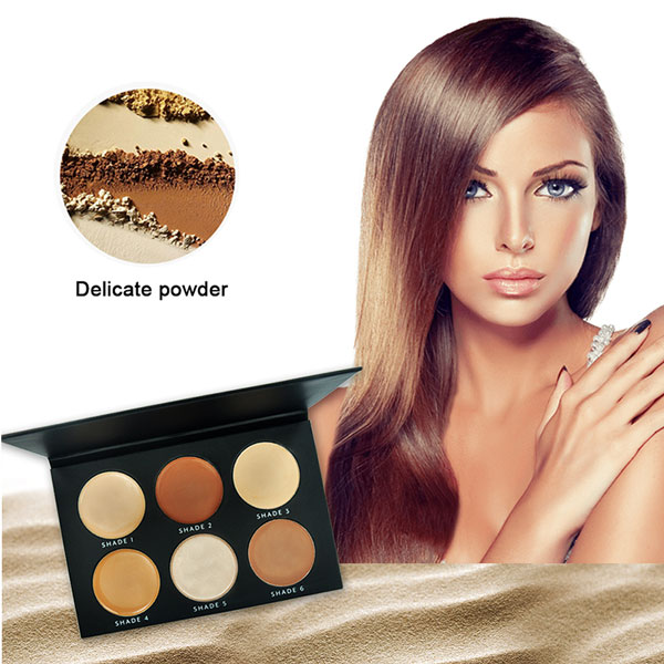 Private Label 6 Colors Face Foundation Concealer Palette