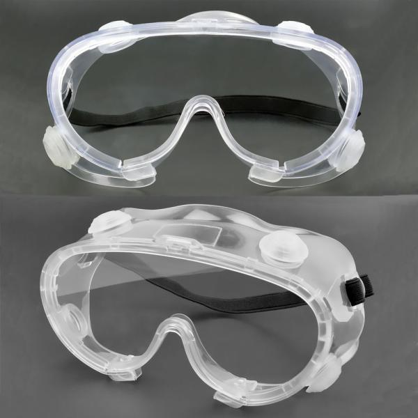 goggles safety Adjustable CE EN166 medical side shield fit-over wholesale protective Safety Goggles pvc safety goggles