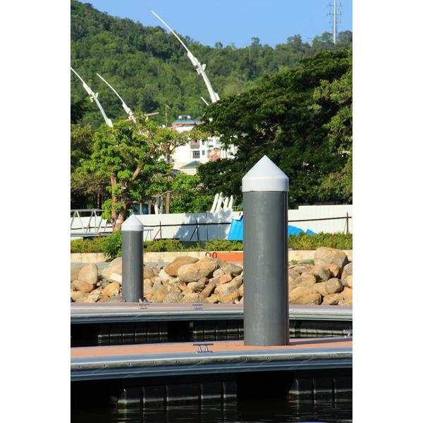 Seamless Floating Dock PE Pile Cap