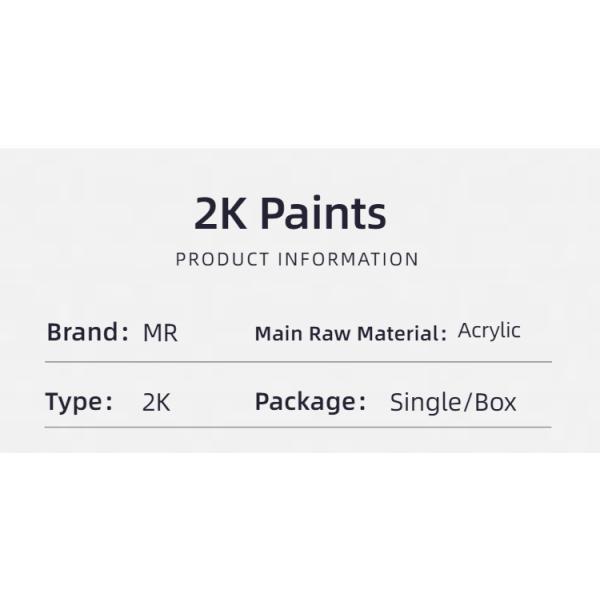 M202 2K Blend Black Automotive Refinish Mixing Paint with Gray-Yellow Undertone OEM Approved Solvent Based Chroma Reducer