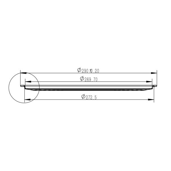 UN Pail Bottom Tinplate Cans Accessories 20liter Conical Bucket Lid Lock Ring Components