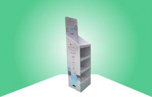 Quality Robust POS Cardboard Floor Display 4 Shelves For Selling Noise Machine for sale