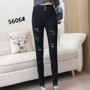 Quality S-5XL Custom Lady Skinny Denim Pants Slim High Waist Jeans for sale