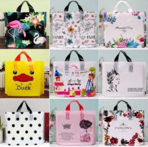 China 50x12x40cm Recycle Shopping Bag PE PP Custom Eco Friendly Bags Panton Color on sale