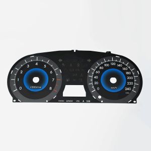 Quality Customized Graphic Overlay Membrane Switch Panel For Automotive Multimedia for sale