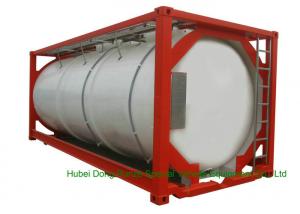Quality 316 Stainless Steel 20 FT ISO Bulk Liquid Tank Container For Hazardous Liquids for sale