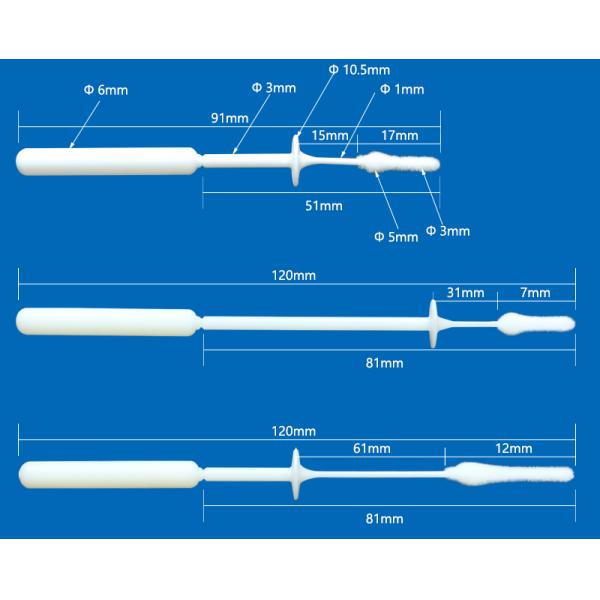 Portable Nylon Disposable Sampling Swab Medical Sterile Swab