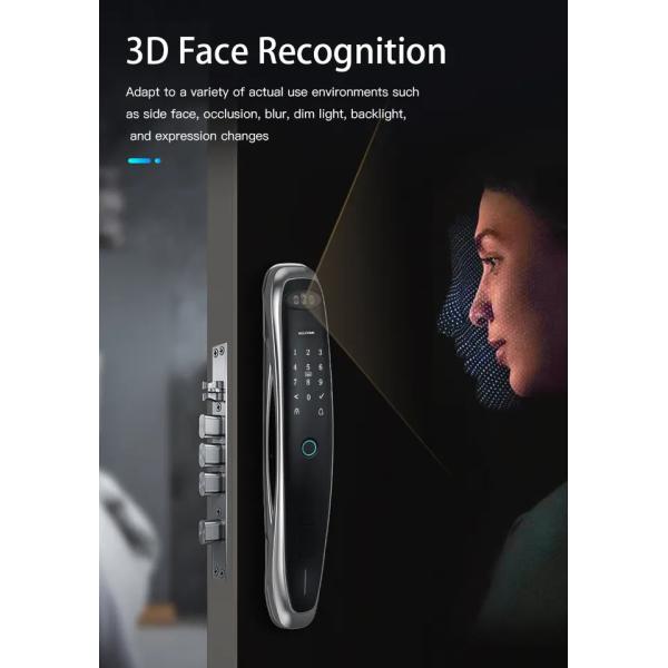 Smart Tuya Wifi Door Lock Zinc Alloy Cat'S Eye Intelligent Door Lock