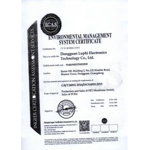 Dongguan Luphi Electronics Technology Co., Ltd. Certifications