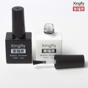 Quality 15ml Capacity Empty Nail Polish Bottles Round Logo Printing For nail art for sale
