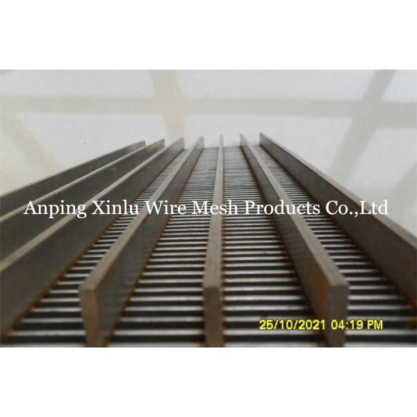 Static V Wire Screens SS 304 316L Wedge Wire Wire Welded Panels